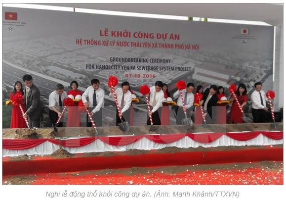 Khởi công dự án hệ thống xử lý nước thải lớn nhất Việt Nam