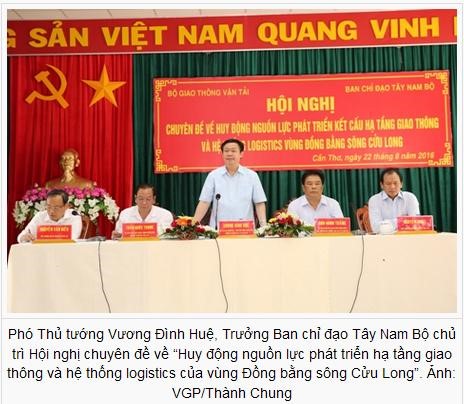 Ưu tiên vốn cho dự án giao thông kết nối vùng ĐBSCL