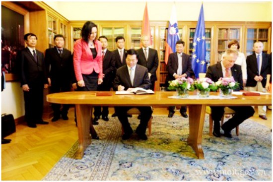 Việt Nam - Slovakia ký Hiệp định hợp tác kinh tế