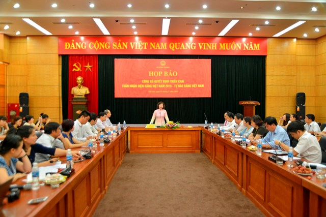 Chính thức công bố triển khai chương trình “Tuần nhận diện hàng Việt 2015“