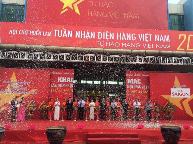 8h sáng nay chính thức khai mạc Hội chợ “Tuần nhận diện hàng Việt Nam 2015“