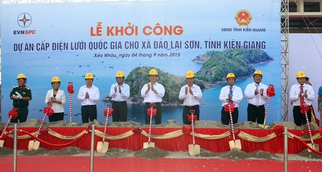 Thủ tướng dự khởi công dự án điện vượt biển dài nhất Việt Nam