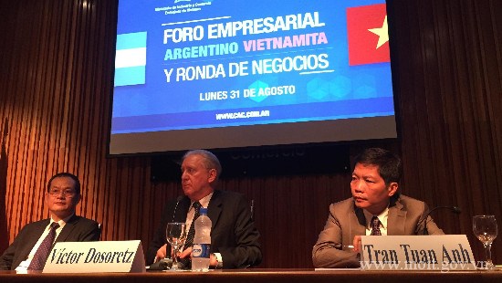 Việt Nam-Argentina tìm kiếm cơ hội hợp tác trong lĩnh vực công nghiệp