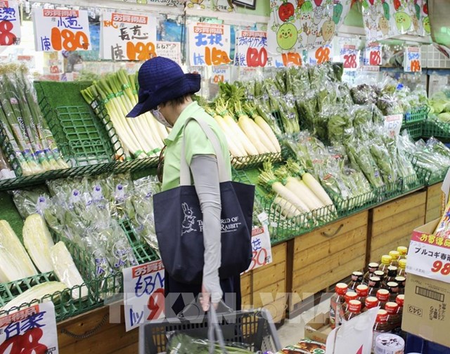 Trên 10.000 mặt hàng thực phẩm tại Nhật Bản có giá tăng trung bình 13%