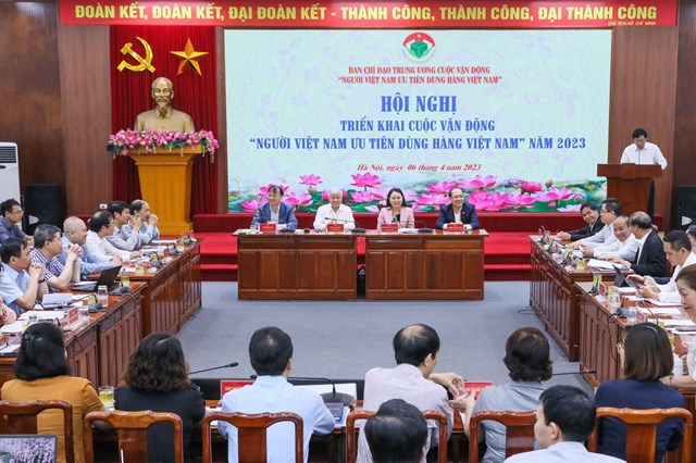 Triển khai Cuộc vận động “Người Việt Nam ưu tiên dùng hàng Việt Nam” năm 2023