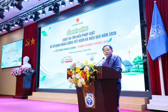 Bộ Công Thương phát động cuộc thi “Tìm hiểu pháp luật về sử dụng năng lượng tiết kiệm và hiệu quả” năm 2026