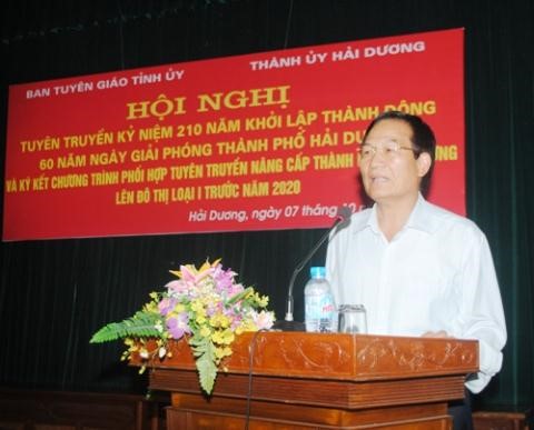Bí thư Thành uỷ Hải Dương rút đơn xin từ chức để sửa lại