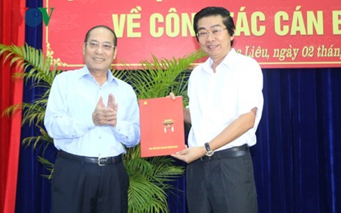 Bí thư Bạc Liêu được bổ nhiệm Phó trưởng Ban Nội chính Trung ương