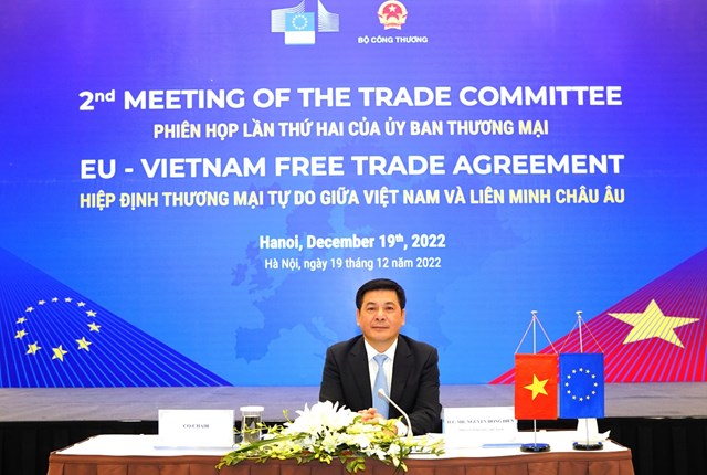 Bộ trưởng Nguyễn Hồng Diên tham dự phiên hop lần thứ hai Ủy ban TM của  EVFTA