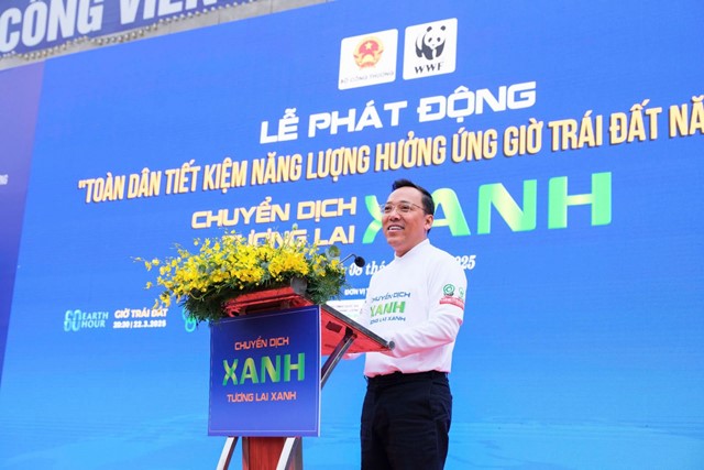 Lễ phát động "Toàn dân tiết kiệm năng lượng hưởng ứng Giờ Trái đất năm 2025"