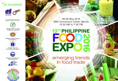 Mời tham dự Hội chợ Philippine Food Expo 2016