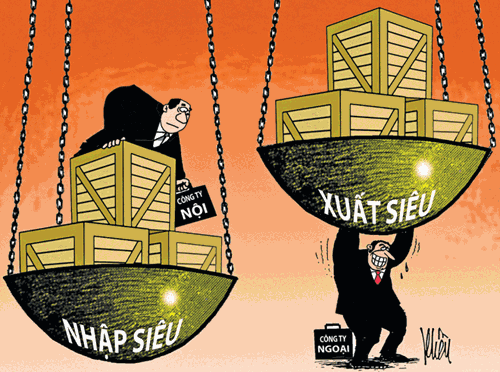 8 tháng xuất siêu 2,45 tỷ USD