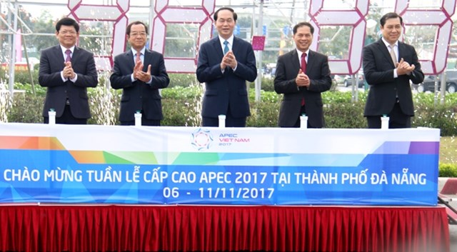 Chủ tịch nước Trần Đại Quang kiểm tra công tác chuẩn bị Tuần lễ Cấp cao APEC 2017