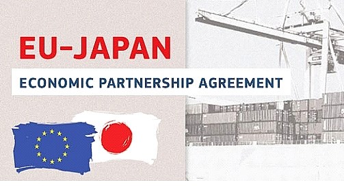 Hiệp định thương mại Nhật Bản-EU sẽ có hiệu lực từ 1/2/2019 