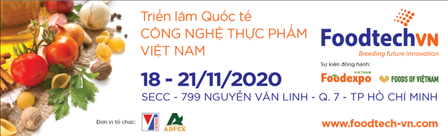 18-21/11: Triển lãm Quốc tế Công nghiệp Thực phẩm VN (Vietnam Foodexpo 2020)