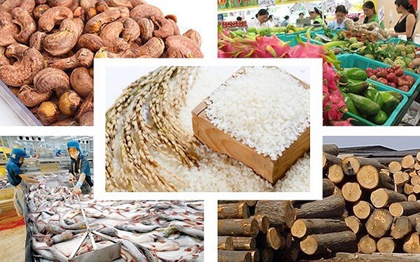 Xuất khẩu 7 loại nông sản tăng mạnh