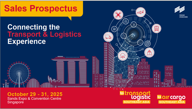 29-31/10/2025: Triển lãm transport logistic, air cargo Southeast Asia 2025 tại Singapore