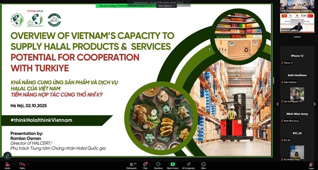 Thúc đẩy xuất khẩu sản phẩm Halal sang thị trường Thổ Nhĩ Kỳ