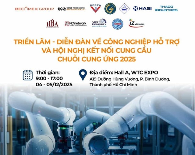 4 - 5/12/2025: Diễn đàn công nghiệp hỗ trợ 
