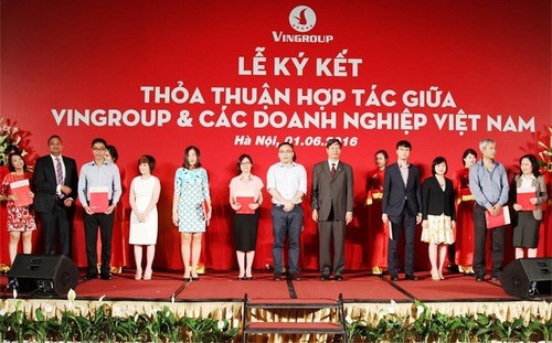 Vingroup bắt đầu chương trình “cộng sinh” với 250 doanh nghiệp Việt
