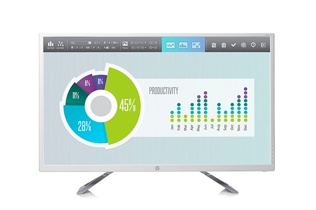 HP giới thiệu màn hình lớn giá rẻ, thích hợp cho văn phòng mới