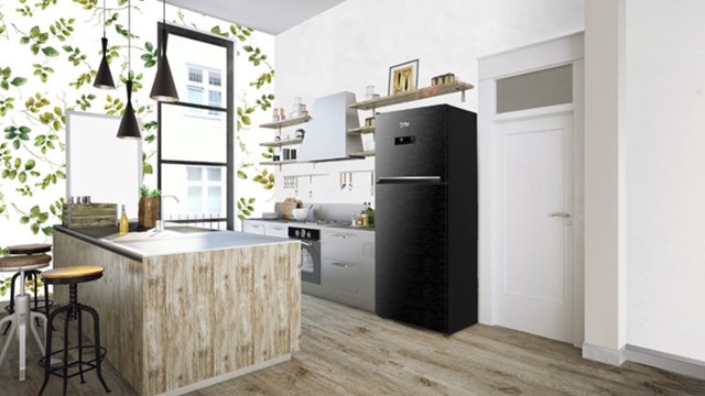 Tủ lạnh đen vân gỗ Beko: Điểm nhấn cho gian bếp, tốt cho sức khoẻ