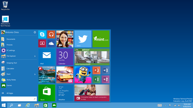 So sánh Windows 10 và Windows 8