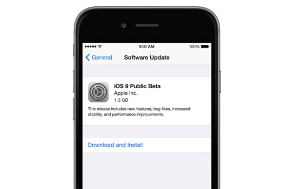 Apple phát hành iOS 9 beta rộng rãi tới người dùng