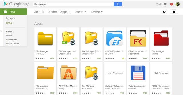 3 phần mềm quản lý file hàng đầu cho Android