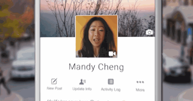 Facebook cho phép dùng video làm ảnh đại diện 