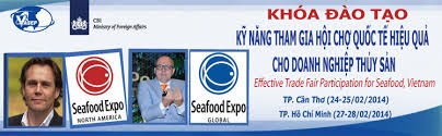 Khóa đào tạo K.4.14: "Kỹ năng tham gia hội chợ quốc tế hiệu quả cho DN thủy sản - Effective Trade Fair Participation for Seafood, Vietnam"