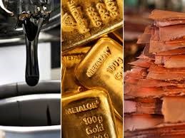 Hàng hóa TG sáng 5/6: Giá dầu và vàng giảm mạnh, hàng hóa mềm tăng